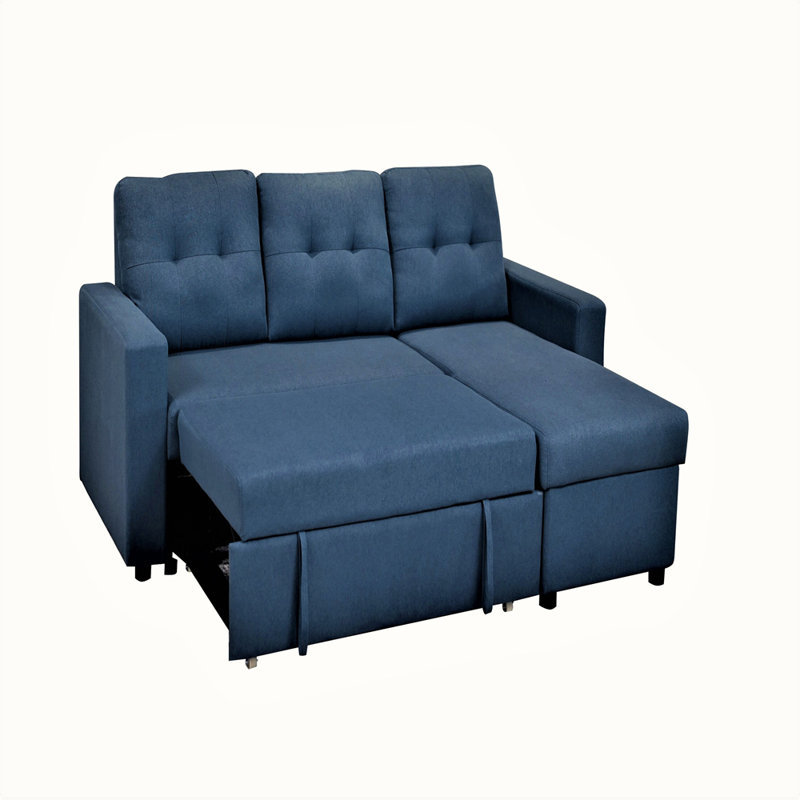 Canapé-lit modulaire en L convertible Direct de Furniture Furniture, Bleu