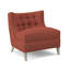 Chaise d'appoint avec coussin en polyester de 29 po de largeur Social-41242334-41241640