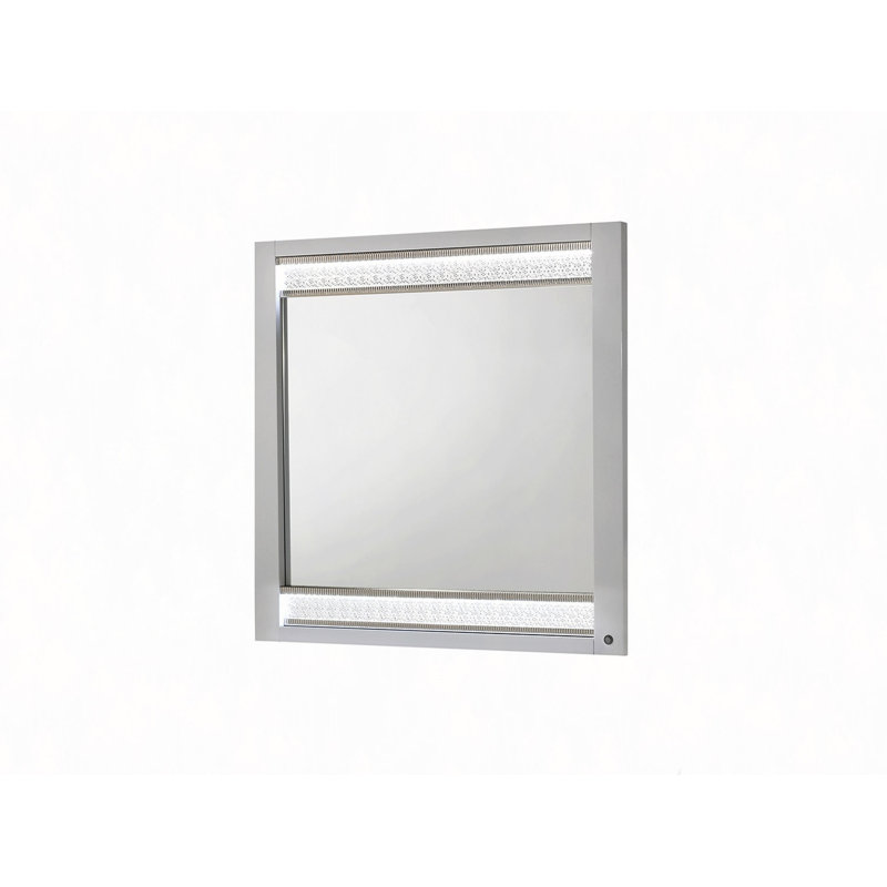 Miroir fabriqué avec du bois »