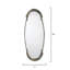 Margaux Oval Metal Mirror-15515811