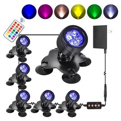 Ensemble de projecteur à DEL noir intégré