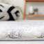 Tapis géométrique gris clair / blanc-3184029