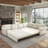 118" Oversize Convertible Sleeper Sofa With Nailhead Trim, Upholstered Sofa Couch With Pull-Out Bed-46215789