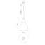 Luminaire suspendu conique à 3 lumières Brickell-88775037