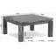 Metro Solid Wood Four Leg Coffee Table-64628559