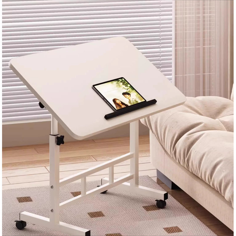 Adjustable Folding Laptop Desk For Home Office Study, Portable Bedside Table With Height Adjustment, Compact Writing Desk For Dorm Room And Small Spaces
