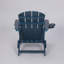 Chaise Adirondack pliante en PEHD avec porte-gobelet double - Chaise Adirondack en composite avec texture bois
