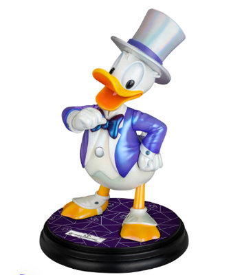 Statue de dessus de table «Duck Master» de Disney 100 Years of Wonder