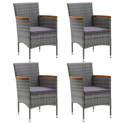 4x chaises de patio pour l'extérieur