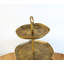 Yosemite Handcrafted Antique Brass 3-tier Serving Stand