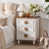 Blanc antique / noyer est en rupture de stock