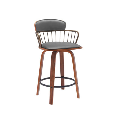 Chaise Wiz, similicuir à lattes