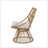 Charming Faux Rattan Chair And Side Table Set For Relaxation And Style