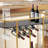  Bar Cart With Wine Rack And Glass Holder - Rolling Bar Cart With Wheels