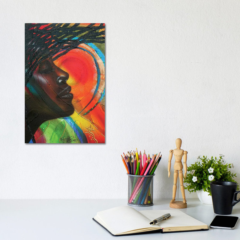 Flying Locks by Fred Odle - Wrapped Canvas Print, 20.32 cm H x 30.48 cm W