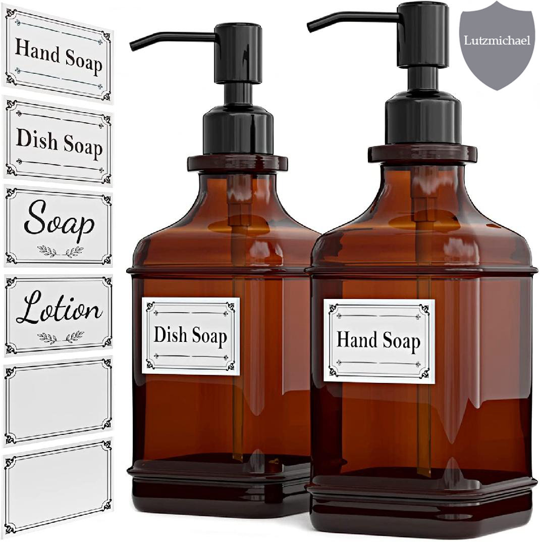 Alora Hand Soap Dispenser and Liquid Dish Soap Dispenser for