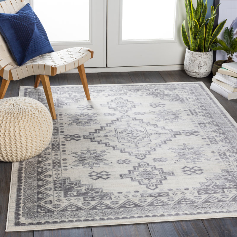 Herrod Geometric Indoor Rug, Rectangle 5'3" x 7'1"