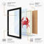Heraldic Crab Minimalist - Framed Print-1350006560-1350006575