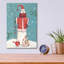 «Snowman 3» par Viv Eisner, art en verre acrylique Wal-2047882612