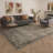 Persian Vintage Machine Washable Brown Indoor Area Rug with Non-Slip Backing-1458639190