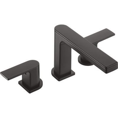 Double Handle Deck Mounted Roman Tub Faucet