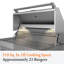 Aspire Grill Built-In, 2 U-Burner, Rotisserie 30"-2107362867