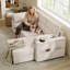 Canapé-lit, canapé-lit escamotable avec ports USB, rangement pour chaise longue-2137507577