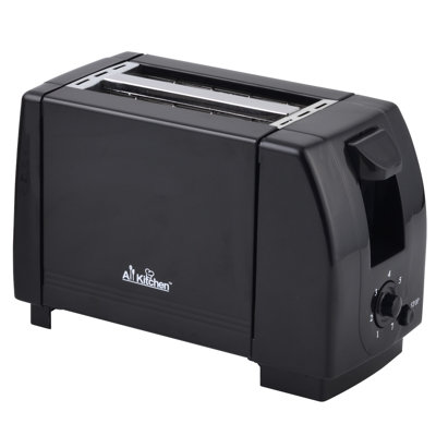 Cool Touch Toaster with 6 Temperature Settings & Extra Wide 1.25" Slots for Bagels, Waffles, Specialty Breads, Puff Pastry, Snacks, ETL Certified, 2 Slices