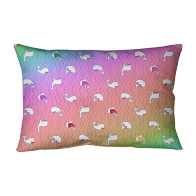 Katelyn Elizabeth Geometric Cotton Reversible Throw Pillow