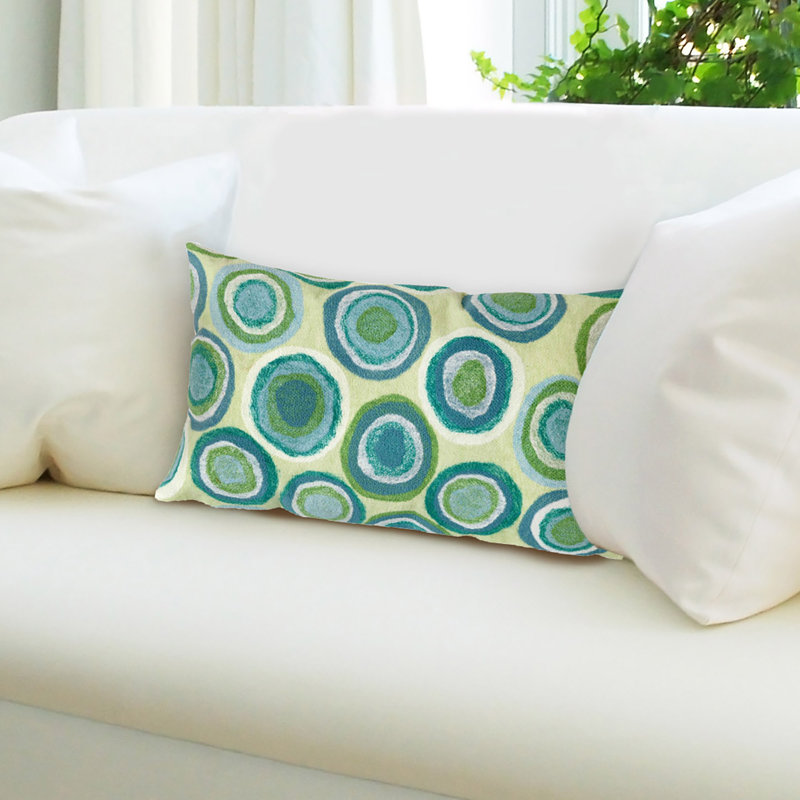 Housse et insert de coussin rectangulaire pour l'extérieur Vision II Puddle, vert