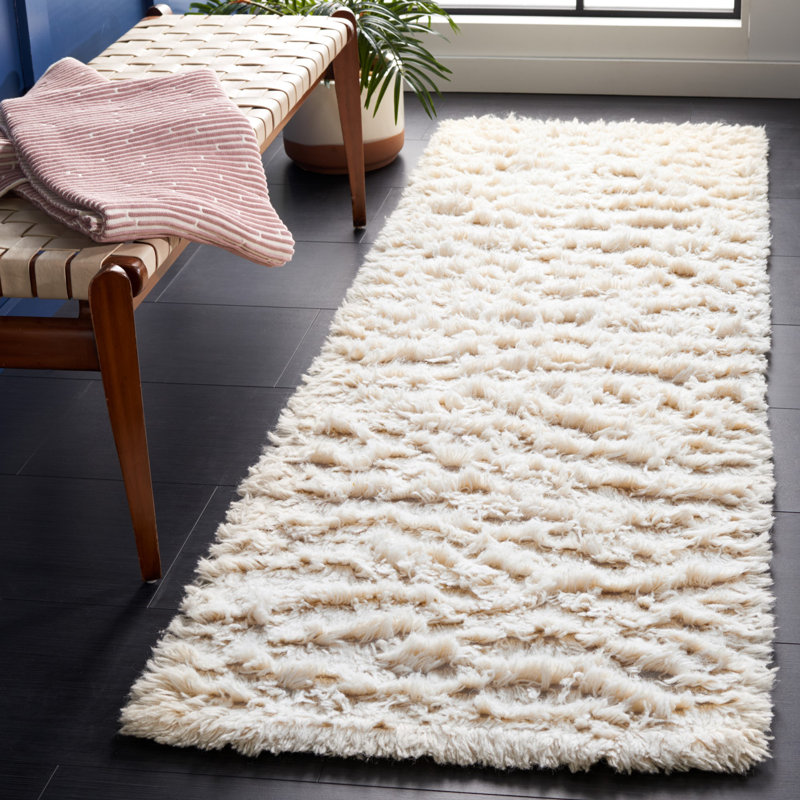Jedrik Hand Tufted Wool Solid Color Rug, Runner 2'3" x 9'