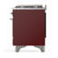 Majestic III Series 48 Inch Dual Fuel Range with 5 Sealed Burners, Griddle, Frenchtop in Matte Graphite (Liquid Propane, Burnished Trim)-934303592-934303593-934303597