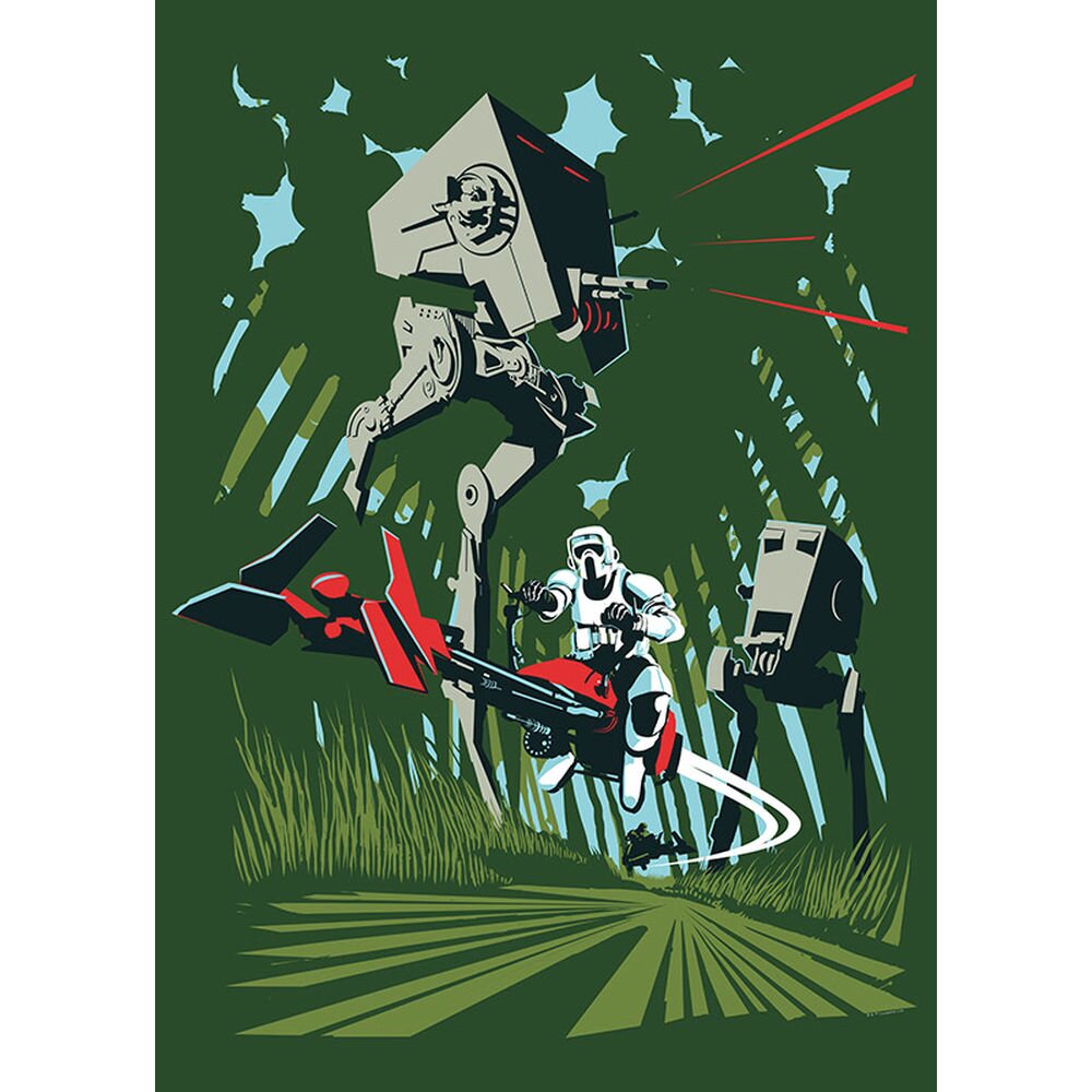 Poster Star Wars Vector Endor