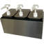 Distributeur et support de condiments en acier inoxydable Carlisle Food Service Products 2-5 Quarts