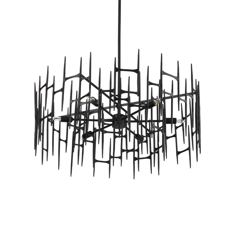 Lustre tambour Spoutnik à 6 lumières Attingham