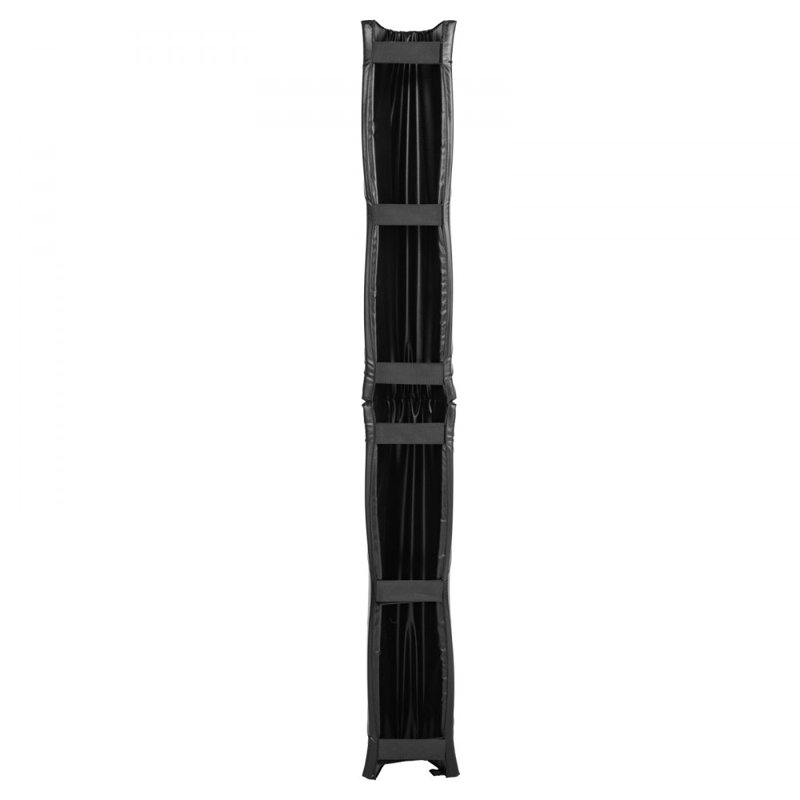 Rembourrage durable 71 "pour poteau de basketball rond de 2 x 6,3", poteau rond 4,5 x 4,5 ", Noir