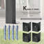 Pergola d'extérieur 10 pi x 12 pi Outsunny-98232438-98232439