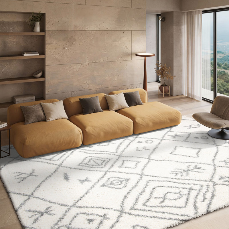Tapis à poils longs Keon Performance Southwestern, Rectangle 8 pi x 10 pi