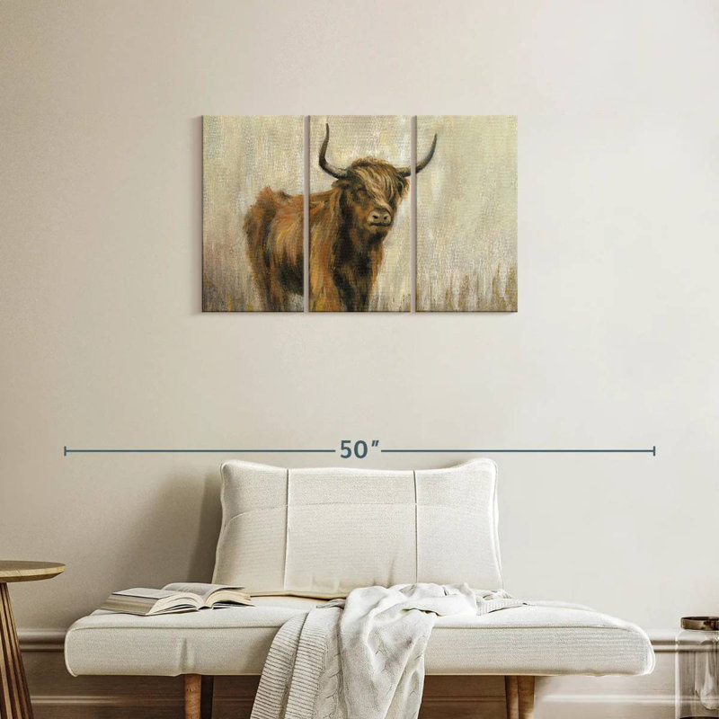 Highland Mountain Cow I, 20" H x 33" W