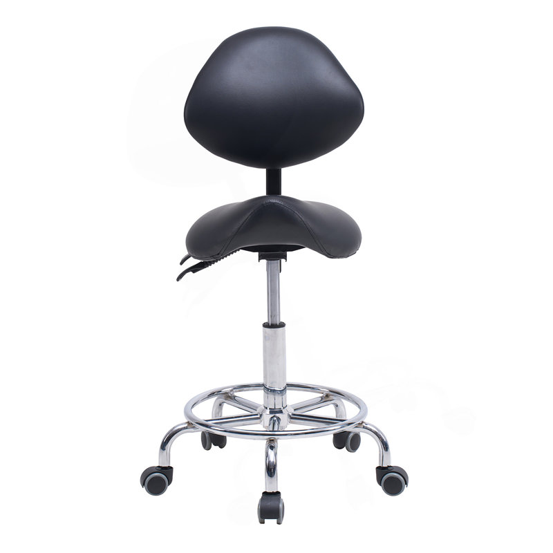 Chaise avec tabouret et dossier pivotant
