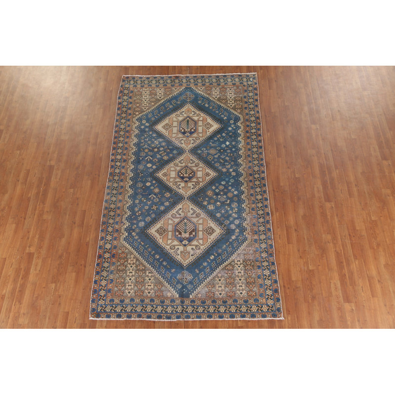 Tapis tribal bleu 6 x 10