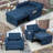 Marcio Upholstered Convertible Backrest Single Sofa Bed Accent Chair-445661019