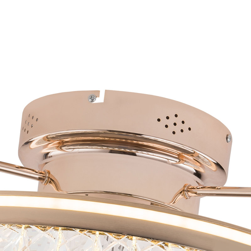 Le ventilateur de plafond moderne avec lumière