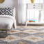 Tapis ivoire en jute / sisal / coton tressé à la main de style sud-Ouest Fendley-1311303894
