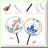 10pcs White Hand Fans for DIY Projects