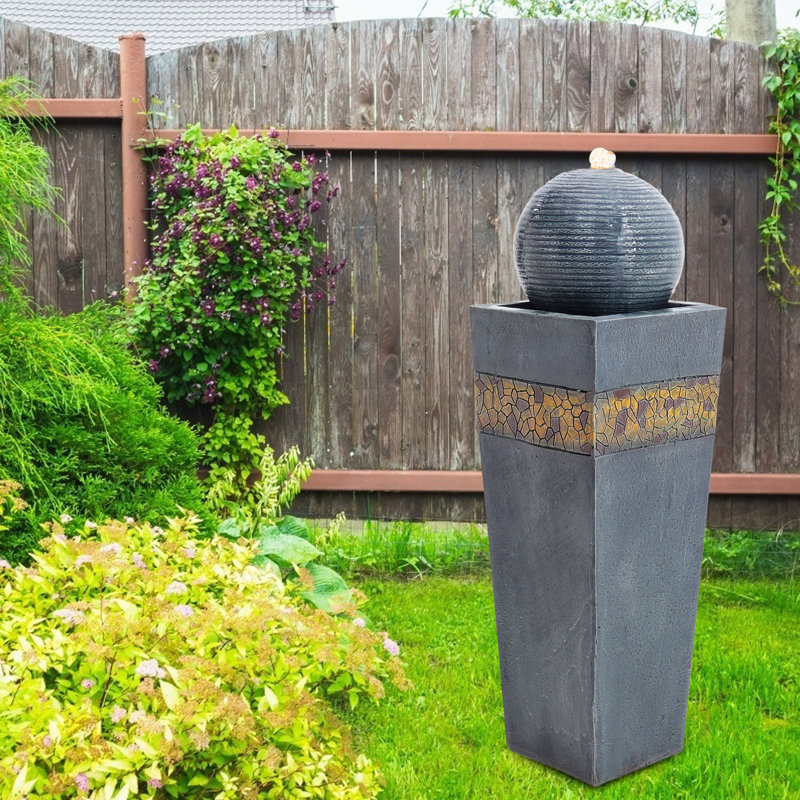 Spaldings Outdoor Weather Resistant Column Fountain