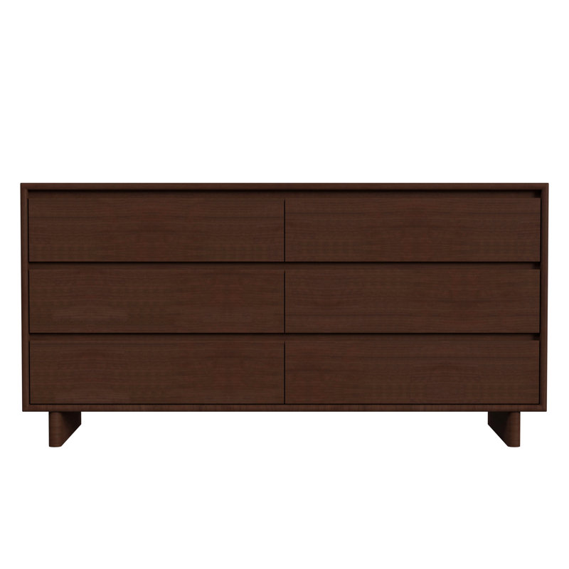 Soleil 6 - Drawer Dresser, Brown