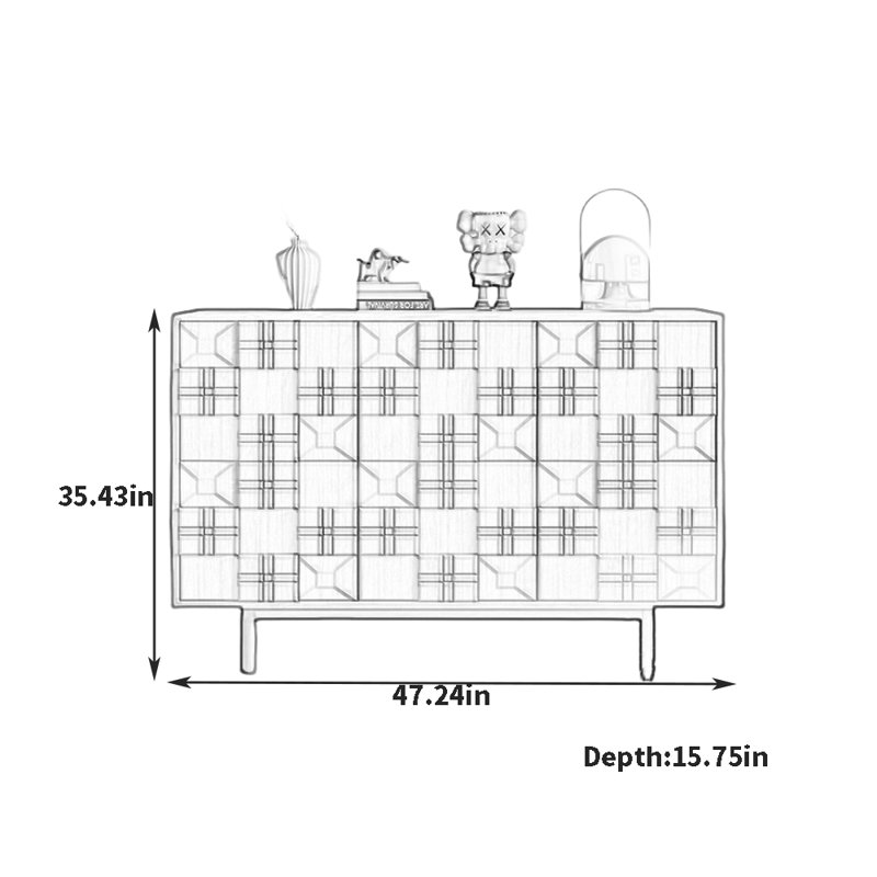 Large-Capacity High-End Sideboard