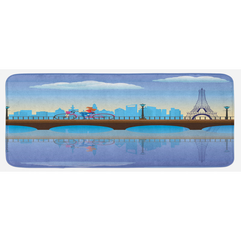 Tapis de cuisine paysage