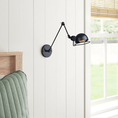 Mekhail 1 - Light Dimmable Gold Swing Arm